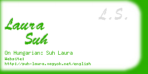 laura suh business card
